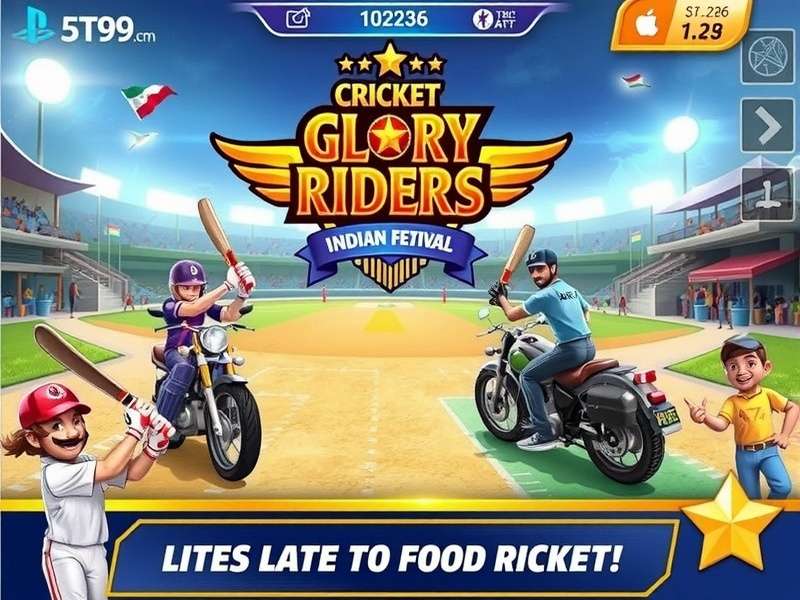Cricket Glory Riders Indian Festival Event
