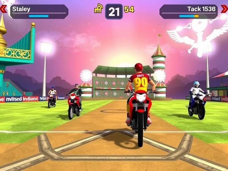 Cricket Glory Riders Game Screenshot