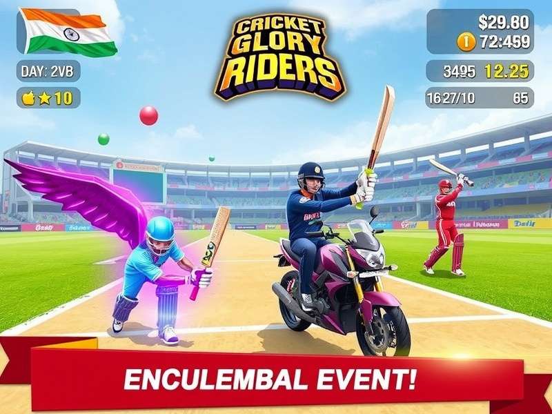 Cricket Glory Riders Gameplay Screenshot